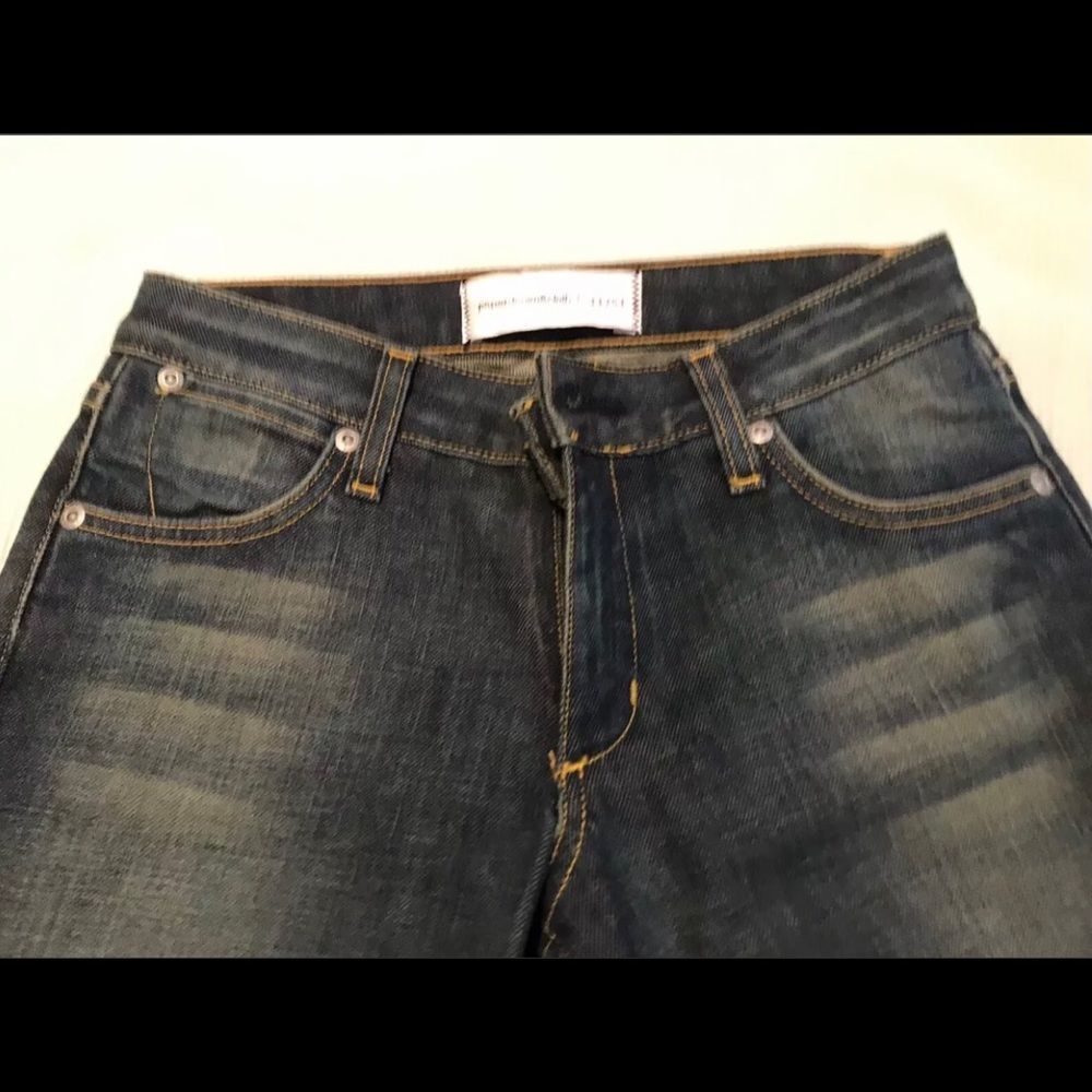 NWOT Paper Denim & Cloth mid-rise wide leg jeans 2-mod-07 fade size 24